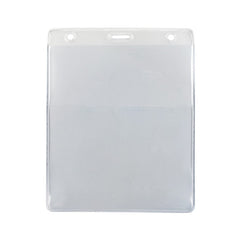 1860-400X | 4.44" W x 5.25" H - Vertical Colored Badge Holder (Blank)
