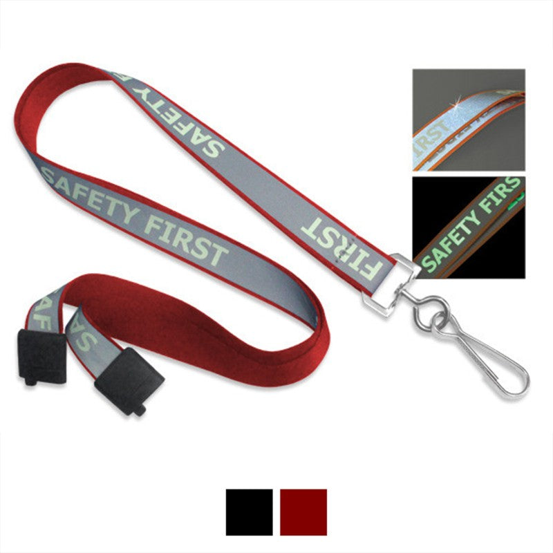 2135-251X | 5/8" Polyester Lanyard Glow-in-the-Dark with Breakaway (J-Hook)