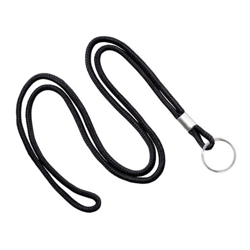 2135-310X | 1/8" Blank Round Braid Lanyard (Split Ring)