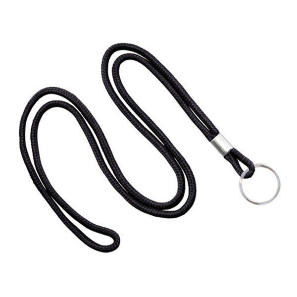 2135-310X | 1/8" Blank Round Braid Lanyard (Split Ring)