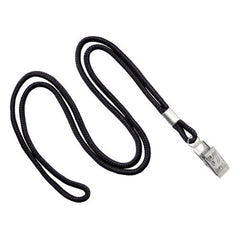 2135-325X | 1/8" Blank Round Braid Lanyard (Bulldog Clip)