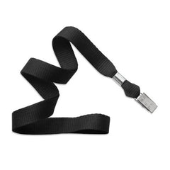 2136-355X | 5/8" Flat Blank Lanyard (Bulldog Clip)