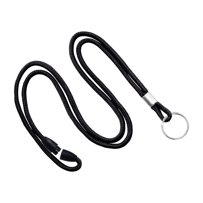 2137-202X | 1/8" Round Braid Lanyard with Breakaway (Split Ring)