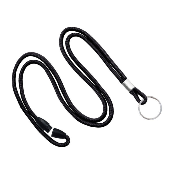 2137-202X | 1/8" Round Braid Lanyard with Breakaway (Split Ring)
