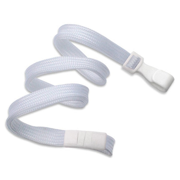 2137-474X | 3/8" Tube Blank Lanyard with Breakaway (Wide Plastic J-Hook)