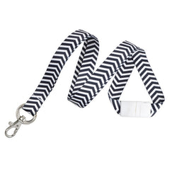 2138-628X | 5/8" Pre-printed Dye Sublimated Lanyard with Breakaway (Zig Zag)