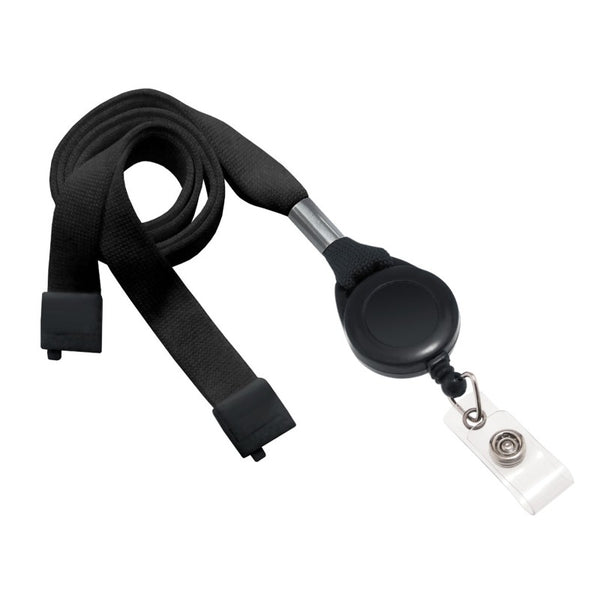 2138-700X | 5/8" Tube Polyester Lanyard with Breakaway (Badge Reel)