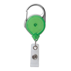 704-TR | Translucent Carabiner Reel with Strap and Clip