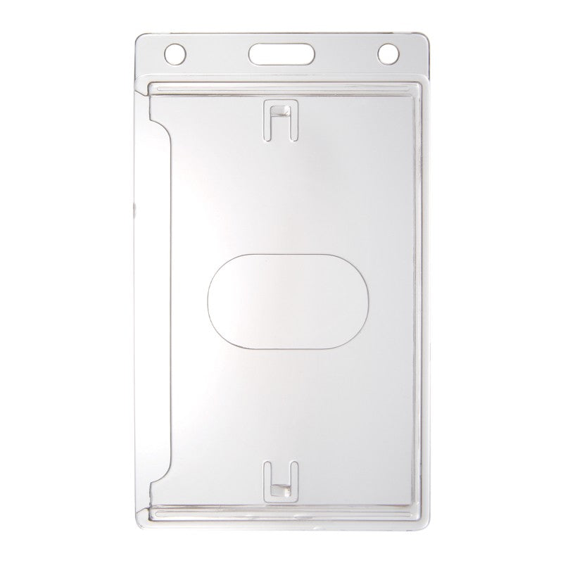 726-CSN | 2.45" W x 4.18" H - Vertical Rigid Card Holder (Blank)