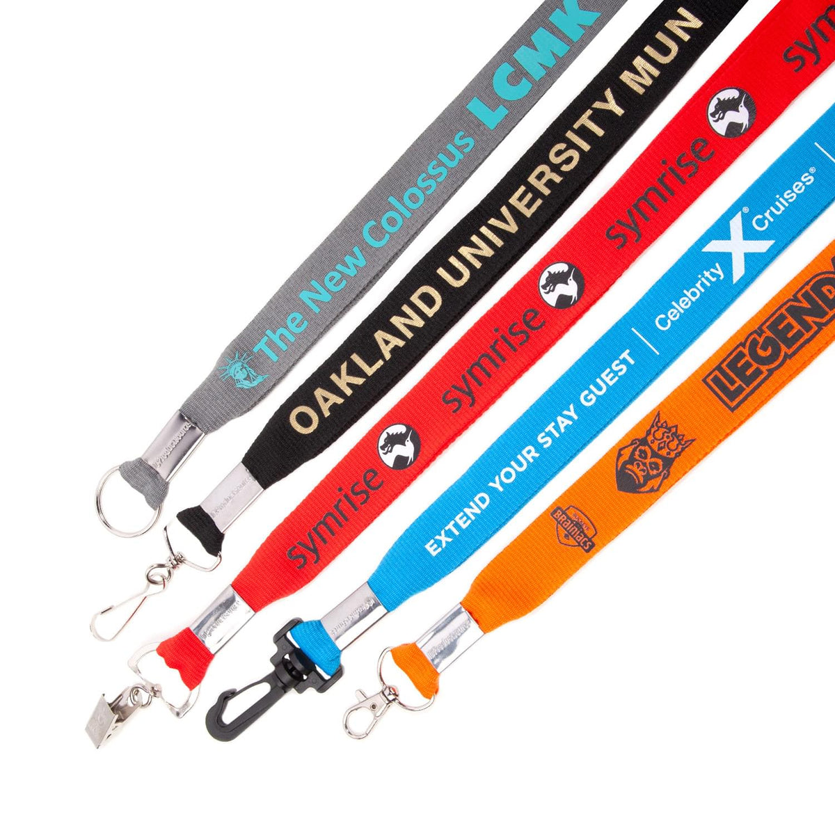 FPL-1 | 1" Flat Polyester Lanyard