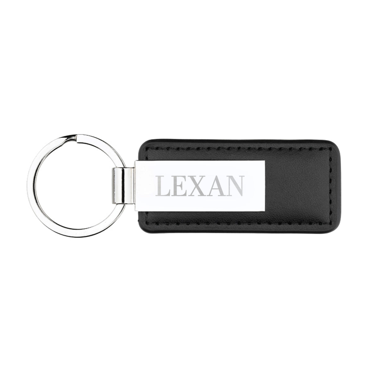 SLKR-E | Silver Plated Leather Keyring