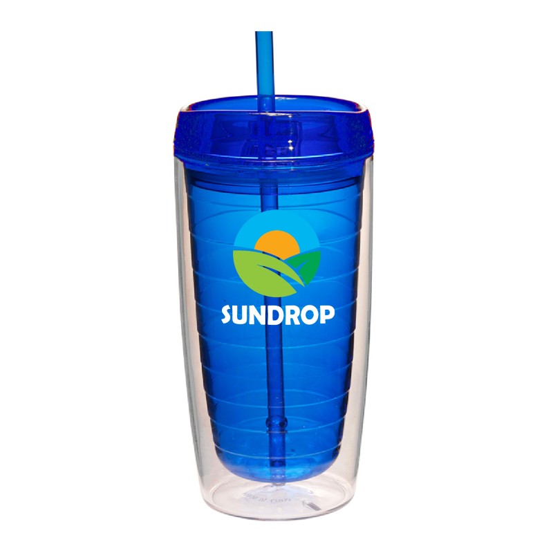 AC16-F | 16 oz. Chroma Double Wall Acrylic Tumbler (Full Color Imprint)