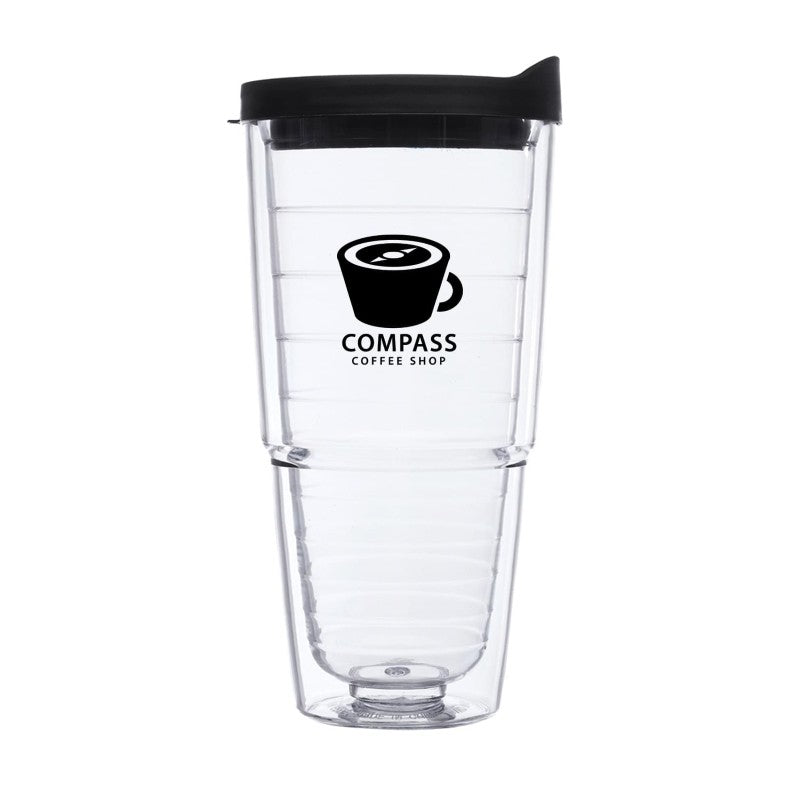 AC24-1 | 24 oz. Comet Double-Wall Acrylic Tumbler (1 Color Imprint)
