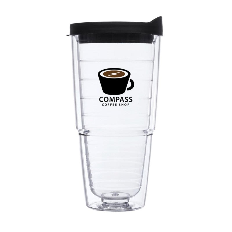AC24-2 | 24 oz. Comet Double-Wall Acrylic Tumbler (2 Color Imprint)