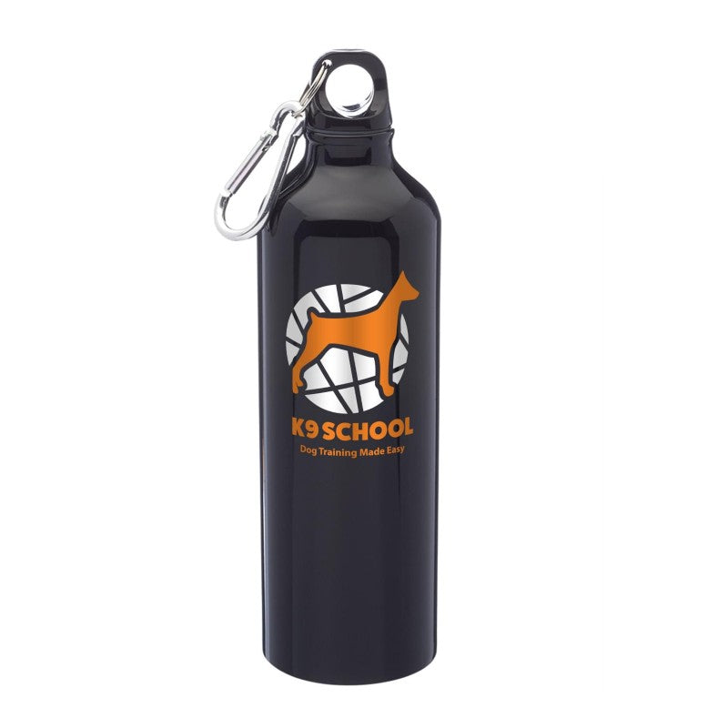 AL24-2 | 24 oz. Tag-a-Long Aluminum Water Bottle (2 Color Imprint)