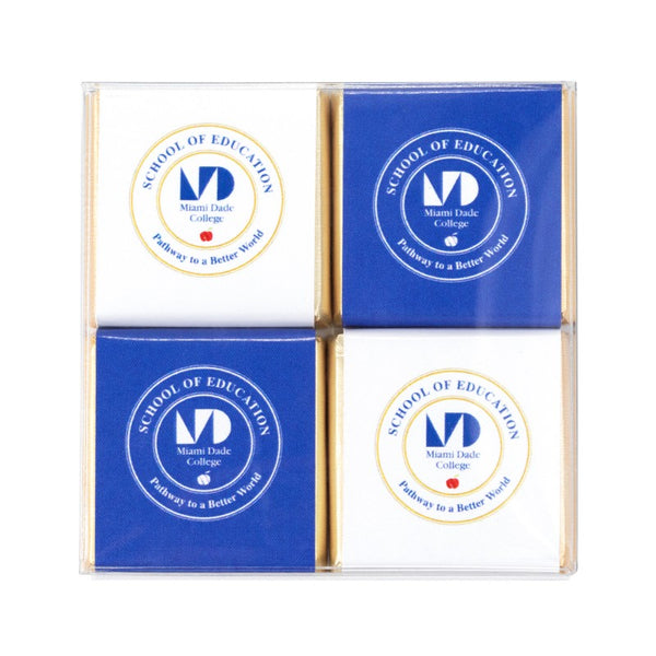 BB411 | 4-Piece Belgian Bliss Translucent Chocolate Box