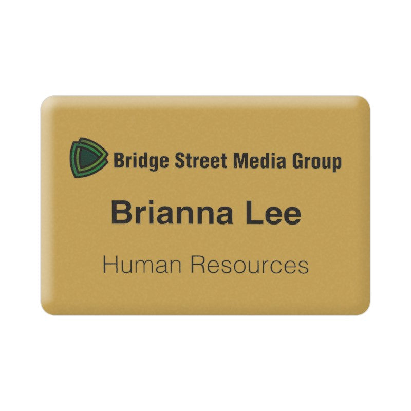 BD-PVC-2X3 | 3" W x 2" H - PVC Name Badge