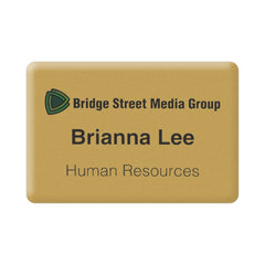 BD-PVC-2X3 | 3" W x 2" H - PVC Name Badge