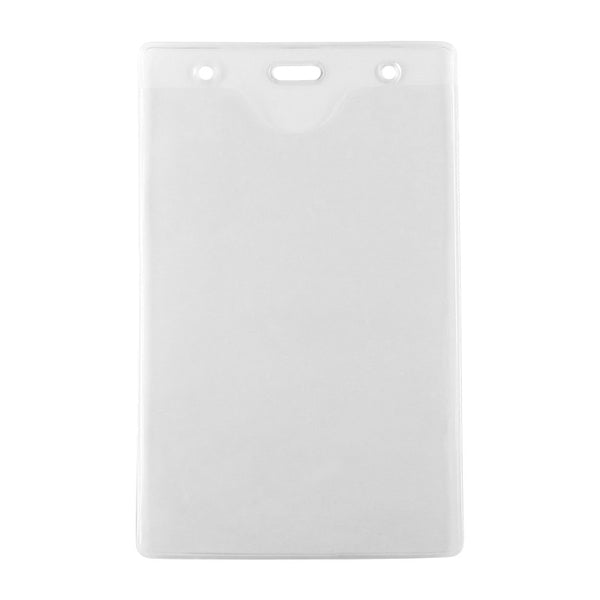 CL-506-456 | 4.25" W x 6.75" H - Vertical Clear Vinyl Badge Holder (Blank)