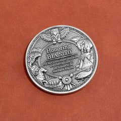 COINZA-2-0 | 2" Zinc Challenge Coin (No Color Fill)