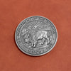 COINZA-225-0 | 2.25" Zinc Challenge Coin (No Color Fill)