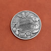 COINZA-25-0 | 2.5" Zinc Challenge Coin (No Color Fill)