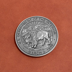 COINZA-25-0 | 2.5" Zinc Challenge Coin (No Color Fill)