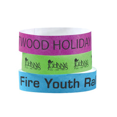 CUST-TY-34 | 3/4" Custom DuPont™ Tyvek® Wristband