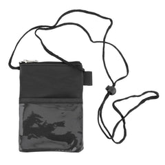 CW-6-BLK | 4.50" W x 6.00" H - Vinyl Credential Wallet (Blank)