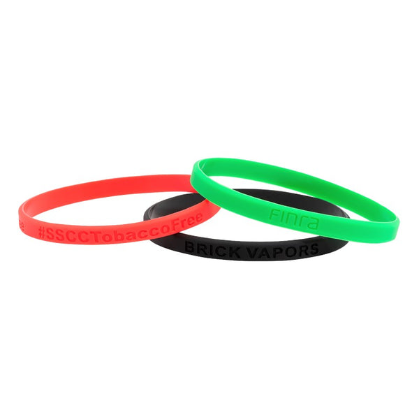 DB-14 | 1/4" Debossed Silicone Wristband