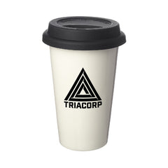 DWCT-1 | 11 oz. Double Wall Ceramic Tumbler (1 Color Imprint)