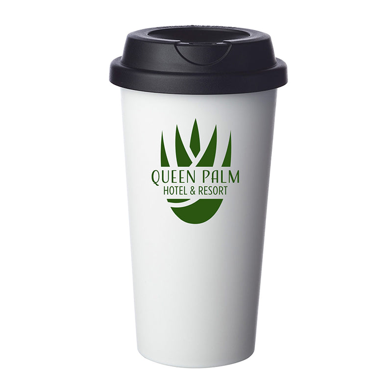 DWPT-1 | 16 oz. Double Wall Plastic Tumbler (1 Color Imprint)