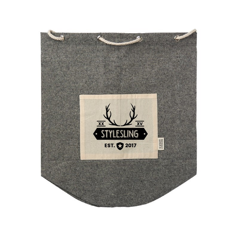 ECDB-1 | Recycled Cotton Drawstring Backpack (1 Color Imprint)