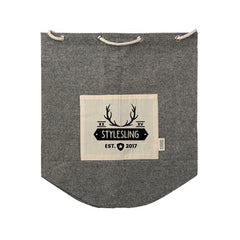 ECDB-1 | Recycled Cotton Drawstring Backpack (1 Color Imprint)