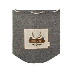 ECDB-2 | Recycled Cotton Drawstring Backpack (2 Color Imprint)