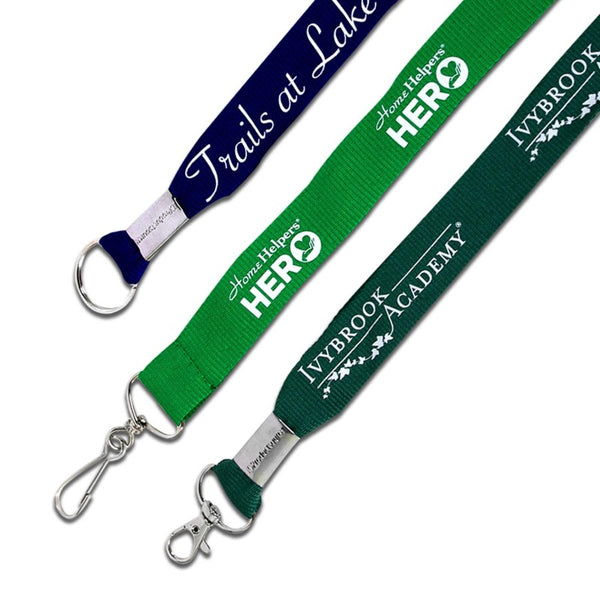 ECOFPL-1 | 1" Eco-Friendly Flat Polyester Lanyard