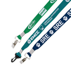 ECOFPL-34 | 3/4" Eco-Friendly Flat Polyester Lanyard
