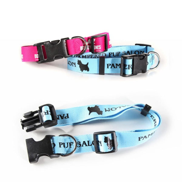 FP-COL-38 | 3/8" W x 12" L - Flat Polyester Dog Collar