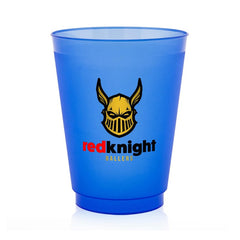 FPSC-F | 16 oz. Court Side Frosted Plastic Stadium Cup (Full Color Imprint)