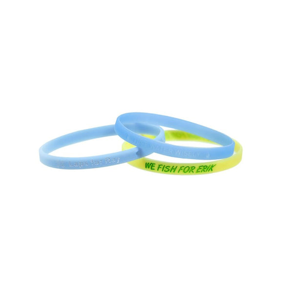 GIDSBR-14 | 1/4" Rush Glow-in-the-Dark Silicone Wristband