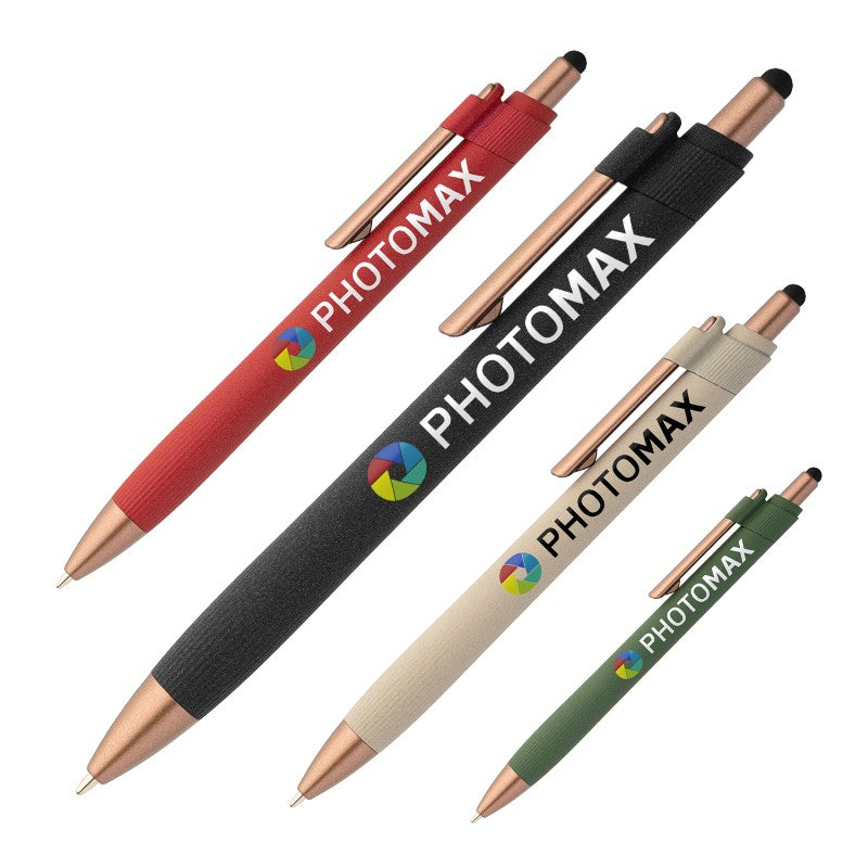 IDP-ALN-C | Nashville Recycled Plastic Pen with Stylus (Full Color Imprint)