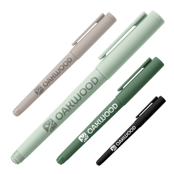 IDP-ALZ | Zion Recycled Plastic Gel Pen (1 Color Imprint)