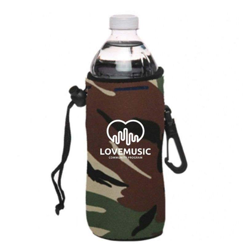 IDP-BC03-1 | Neoprene Drawstring Bottle Cooler (1 Color Imprint)