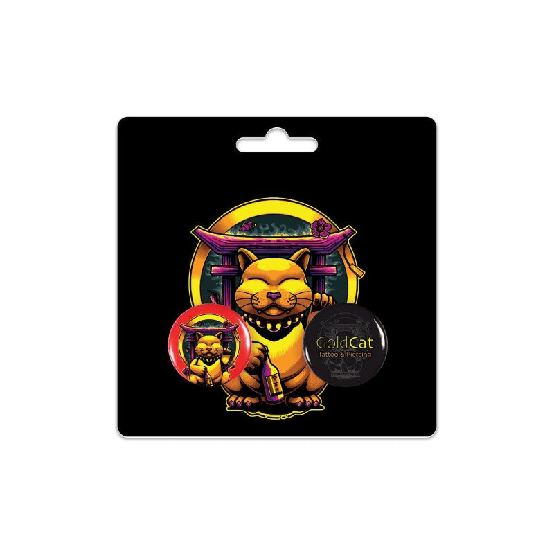 IDP-BTP2-1 | Two 1" Pin-Back Buttons on Backing Card
