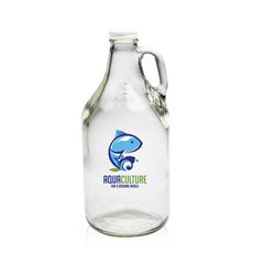 IDP-BWG-F | 64 oz. Clear Glass Beer Growler (Full Color Imprint)