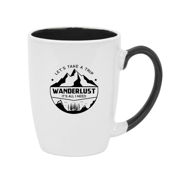 IDP-CM19-1 | 12 oz. Two Tone Ceramic Mug (1 Color Imprint)