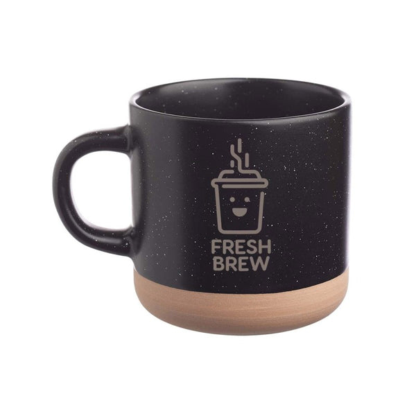 IDP-CM21-1 | 11 oz. Petite Speckled Clay Ceramic Mug (1 Color Imprint)