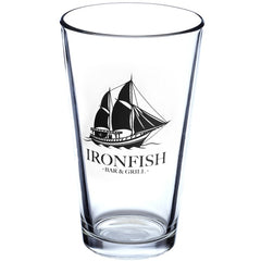 IDP-GW01-1 | 16 oz. Imported Pint Glass (1 Color Imprint)