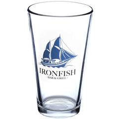 IDP-GW01-2 | 16 oz. Imported Pint Glass (2 Color Imprint)