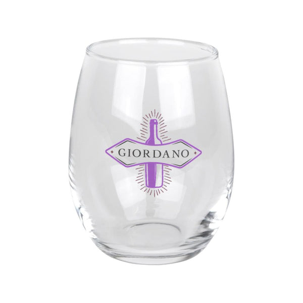 IDP-GW02-F | 9 oz. Tulip Stemless Wine Glass (Full Color Imprint)